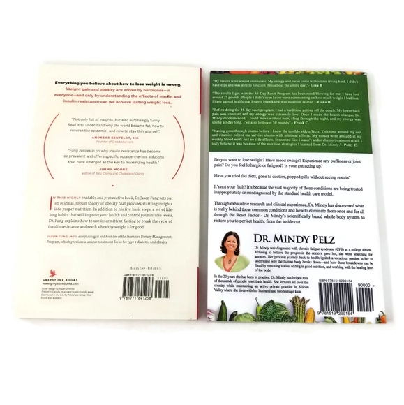 The Obesity Code and The Reset Factor Book Bundle - Picture 2 of 4